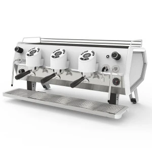 Кофемашина Sanremo D8 PRO 3 высокие гр,Total White,Подсветка+Cold Touch+Экономайзер,белая